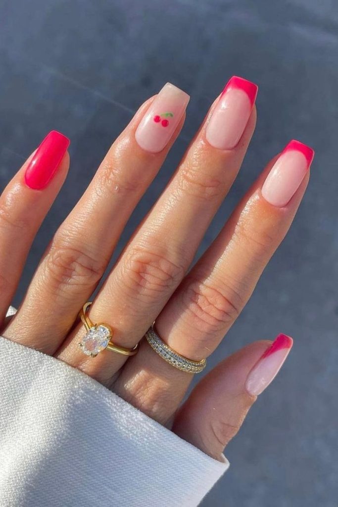 idées d'ongles rouges