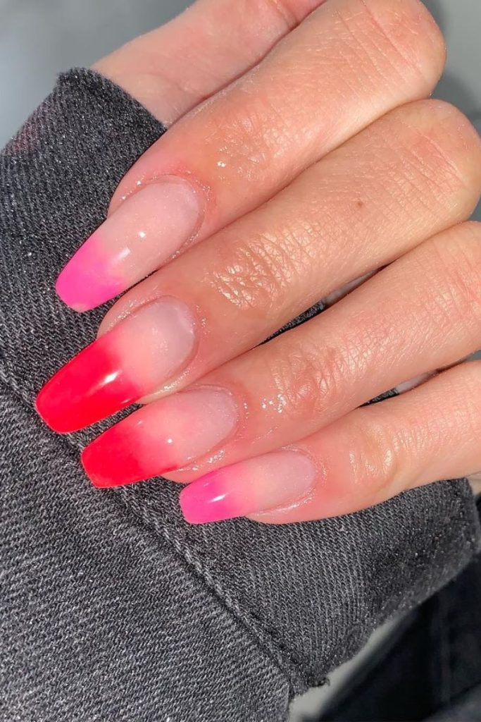 idées d'ongles rouges