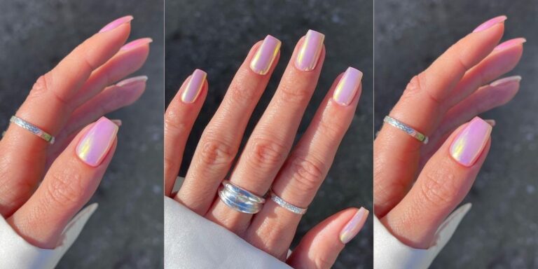 Comment obtenir les ongles chromés Cotton Candy d'Alix Earle