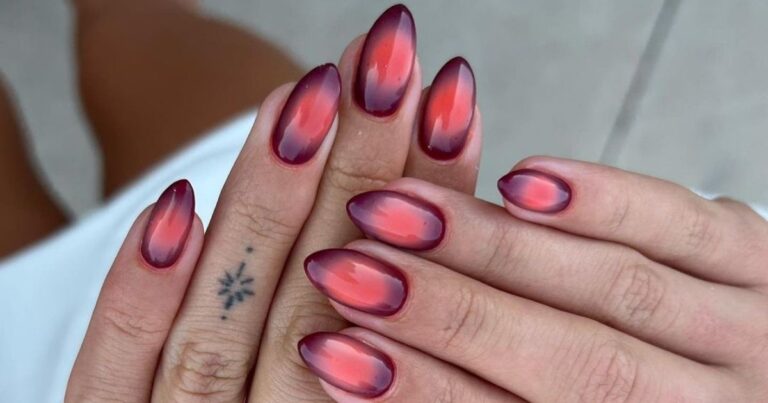 18 idées d'ongles Aura qui donnent une énergie de fille cool