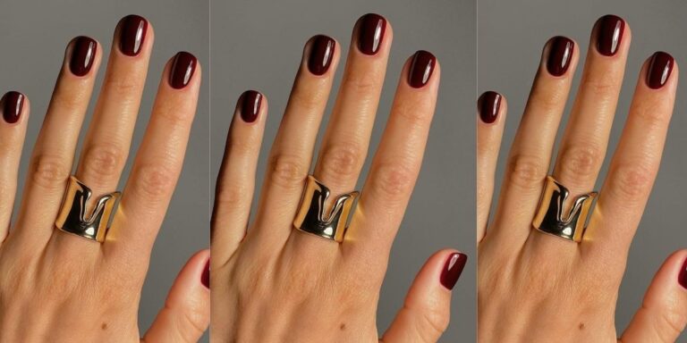 Le Black Cherry est la version It-Girl des ongles rouges