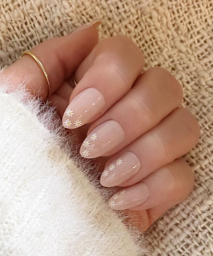 ongles de presse d'été