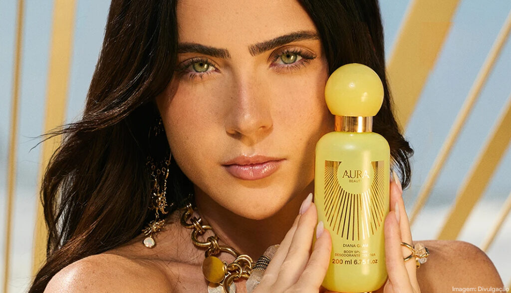 AURA Beauty lance le body splash Diana Glam et fait ses débuts sur ...